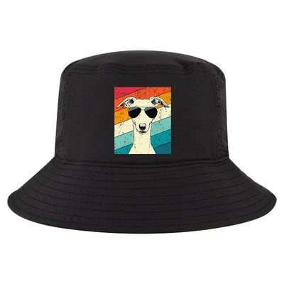 Whippet With Sunglasses Dog Lovers Cool Comfort Performance Bucket Hat