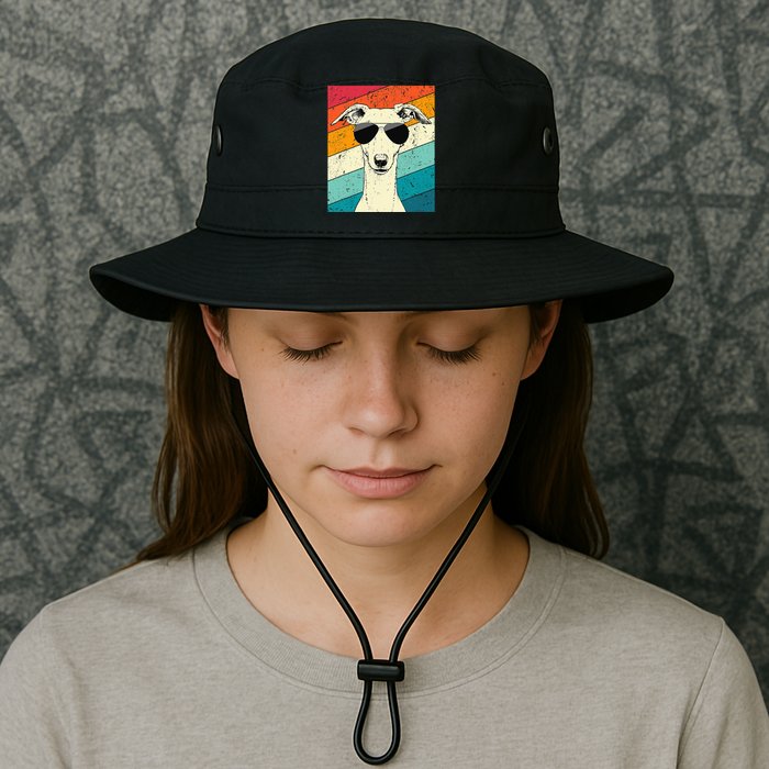 Whippet With Sunglasses Dog Lovers Bucket Hat