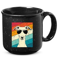 Whippet With Sunglasses Dog Lovers 15oz Campfire Ceramic Mug
