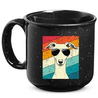 Whippet With Sunglasses Dog Lovers 15oz Campfire Ceramic Mug
