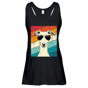 Whippet With Sunglasses Dog Lovers Ladies Essential Flowy Tank