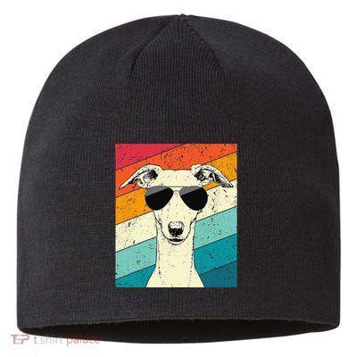 Whippet With Sunglasses Dog Lovers Sustainable Beanie