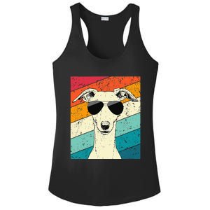 Whippet With Sunglasses Dog Lovers Ladies PosiCharge Competitor Racerback Tank