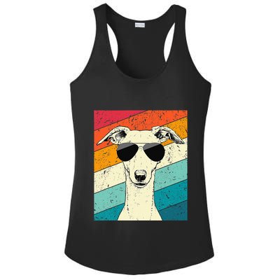 Whippet With Sunglasses Dog Lovers Ladies PosiCharge Competitor Racerback Tank