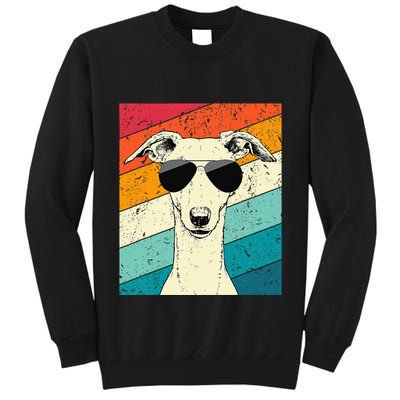 Whippet With Sunglasses Dog Lovers Tall Sweatshirt