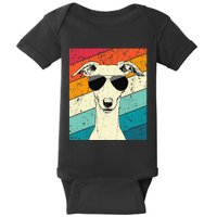 Whippet With Sunglasses Dog Lovers Baby Bodysuit