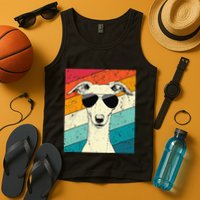 Whippet With Sunglasses Dog Lovers Tank Top
