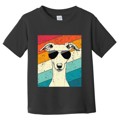 Whippet With Sunglasses Dog Lovers Toddler T-Shirt