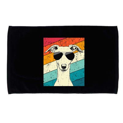 Whippet With Sunglasses Dog Lovers Microfiber Hand Towel