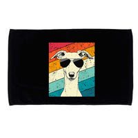 Whippet With Sunglasses Dog Lovers Microfiber Hand Towel