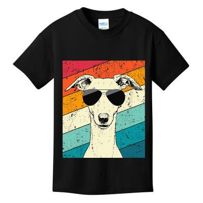 Whippet With Sunglasses Dog Lovers Kids T-Shirt