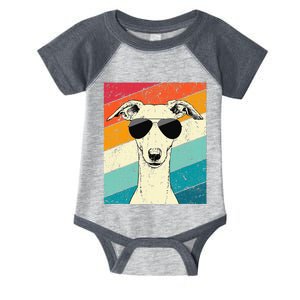 Whippet With Sunglasses Dog Lovers Infant Baby Jersey Bodysuit