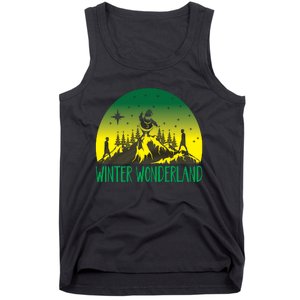 Winter Wonderland Scene Tank Top