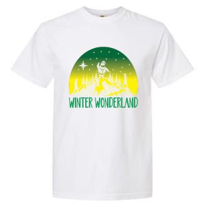 Winter Wonderland Scene Garment-Dyed Heavyweight T-Shirt