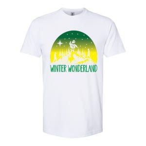 Winter Wonderland Scene Softstyle CVC T-Shirt