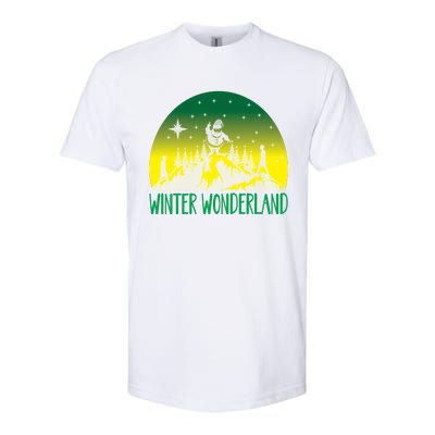 Winter Wonderland Scene Softstyle CVC T-Shirt