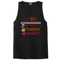 Wtf Wine Turkey Family Thanksgiving PosiCharge Competitor Tank