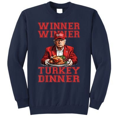 Winner Winner Turkey Dinner Humor Funny Trump Thanksgiving Tall Sweatshirt