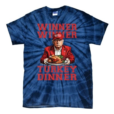 Winner Winner Turkey Dinner Humor Funny Trump Thanksgiving Tie-Dye T-Shirt