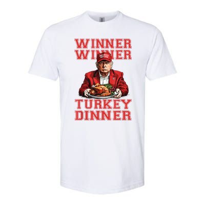 Winner Winner Turkey Dinner Humor Funny Trump Thanksgiving Softstyle® CVC T-Shirt