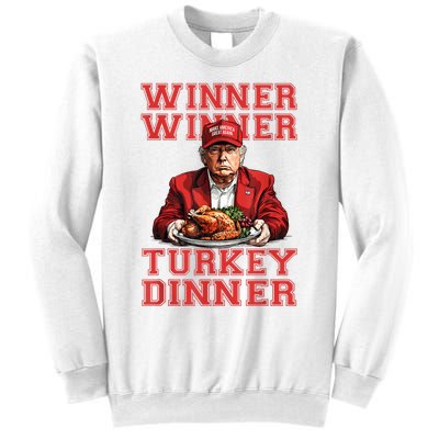 Winner Winner Turkey Dinner Humor Funny Trump Thanksgiving Sweatshirt