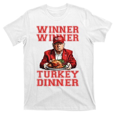 Winner Winner Turkey Dinner Humor Funny Trump Thanksgiving T-Shirt