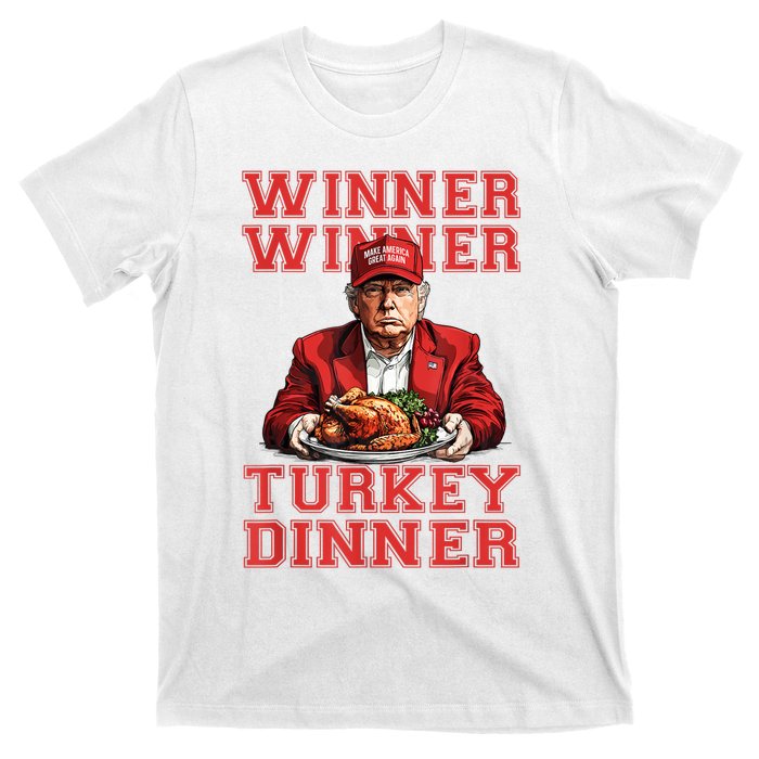 Winner Winner Turkey Dinner Humor Funny Trump Thanksgiving T-Shirt