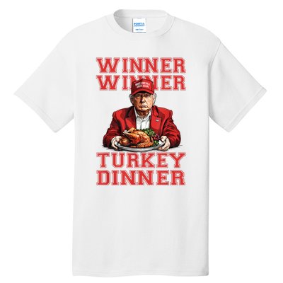 Winner Winner Turkey Dinner Humor Funny Trump Thanksgiving Tall T-Shirt