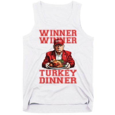 Winner Winner Turkey Dinner Humor Funny Trump Thanksgiving Tank Top