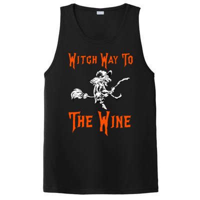 Witch Way To The Wine Fun Ing Witch Halloween Costume Gift PosiCharge Competitor Tank