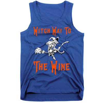 Witch Way To The Wine Fun Ing Witch Halloween Costume Gift Tank Top