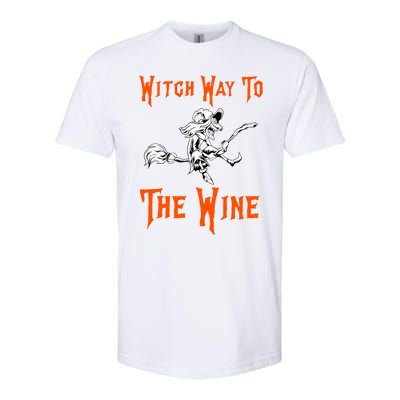 Witch Way To The Wine Fun Ing Witch Halloween Costume Gift Softstyle CVC T-Shirt