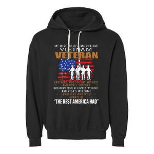 We Were The Best America Had Vietnam Veteran Brothers Who Garment-Dyed Fleece Hoodie