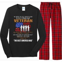 We Were The Best America Had Vietnam Veteran Brothers Who Long Sleeve Pajama Set