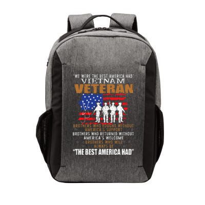 We Were The Best America Had Vietnam Veteran Brothers Who Vector Backpack