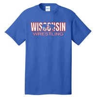 Wisconsin Wrestling Team Coach Wrestler State Pride Gift Great Gift Tall T-Shirt