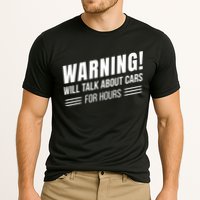 Warning Will Talk About Cars For Hours Performance Shirt