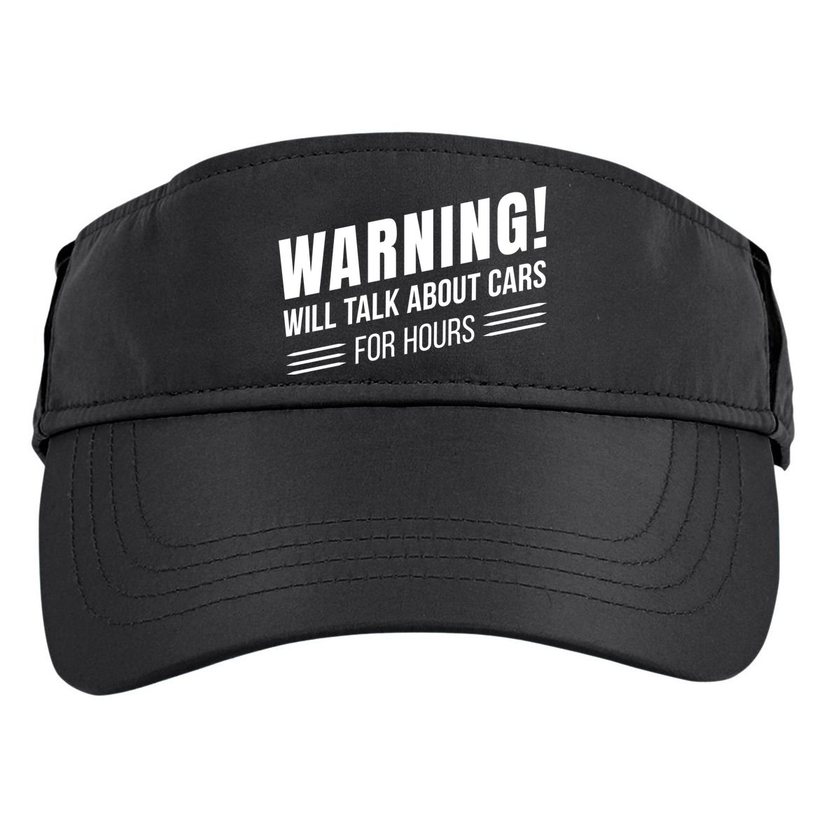 Warning Will Talk About Cars For Hours Adult Drive Performance Visor