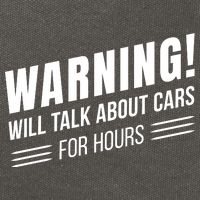 Warning Will Talk About Cars For Hours Cotton Canvas Backpack