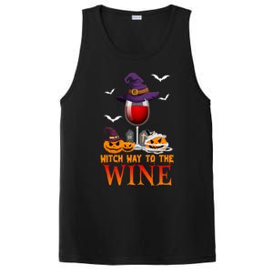 Witch Way To The Wine Funny Costume For Witch Lover Great Gift PosiCharge Competitor Tank