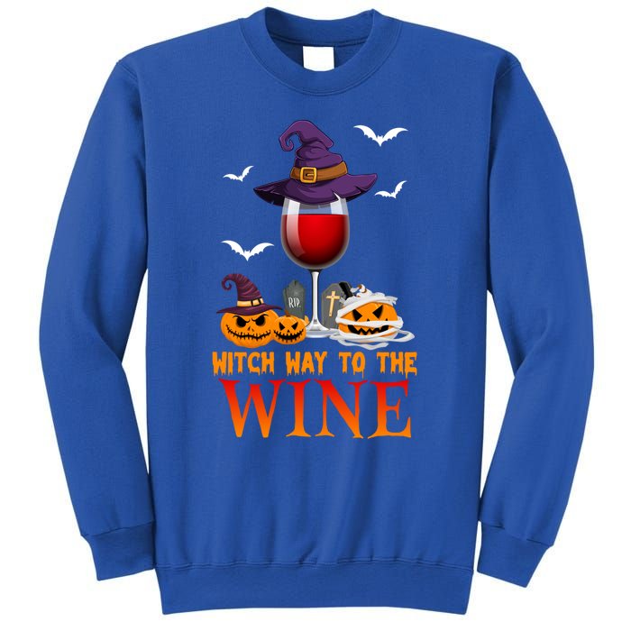 Witch Way To The Wine Funny Costume For Witch Lover Great Gift Sweatshirt