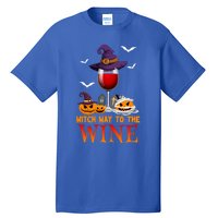 Witch Way To The Wine Funny Costume For Witch Lover Great Gift Tall T-Shirt