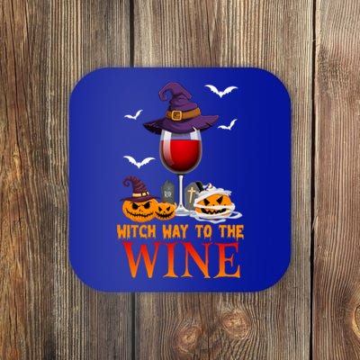 Witch Way To The Wine Funny Costume For Witch Lover Great Gift Coaster