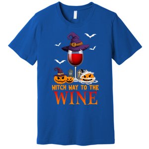 Witch Way To The Wine Funny Costume For Witch Lover Great Gift Premium T-Shirt