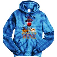 Witch Way To The Wine Funny Costume For Witch Lover Great Gift Tie Dye Hoodie