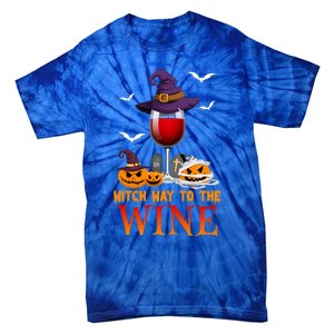 Witch Way To The Wine Funny Costume For Witch Lover Great Gift Tie-Dye T-Shirt