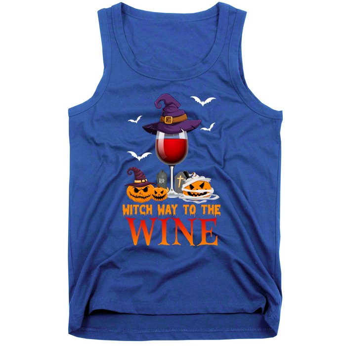 Witch Way To The Wine Funny Costume For Witch Lover Great Gift Tank Top