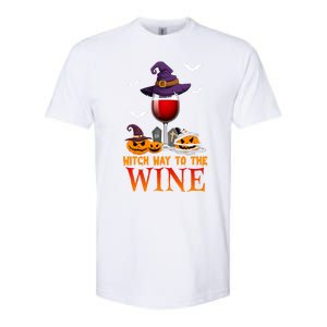 Witch Way To The Wine Funny Costume For Witch Lover Great Gift Softstyle CVC T-Shirt