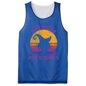 Witch Way To The Wine Funny Costume Gift Wine Witch Lover Gift Mesh Reversible Basketball Jersey Tank