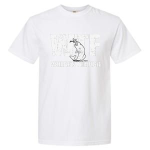 Wtf WhereS The Fish Funny Fishing Gifts Fathers Day Garment-Dyed Heavyweight T-Shirt